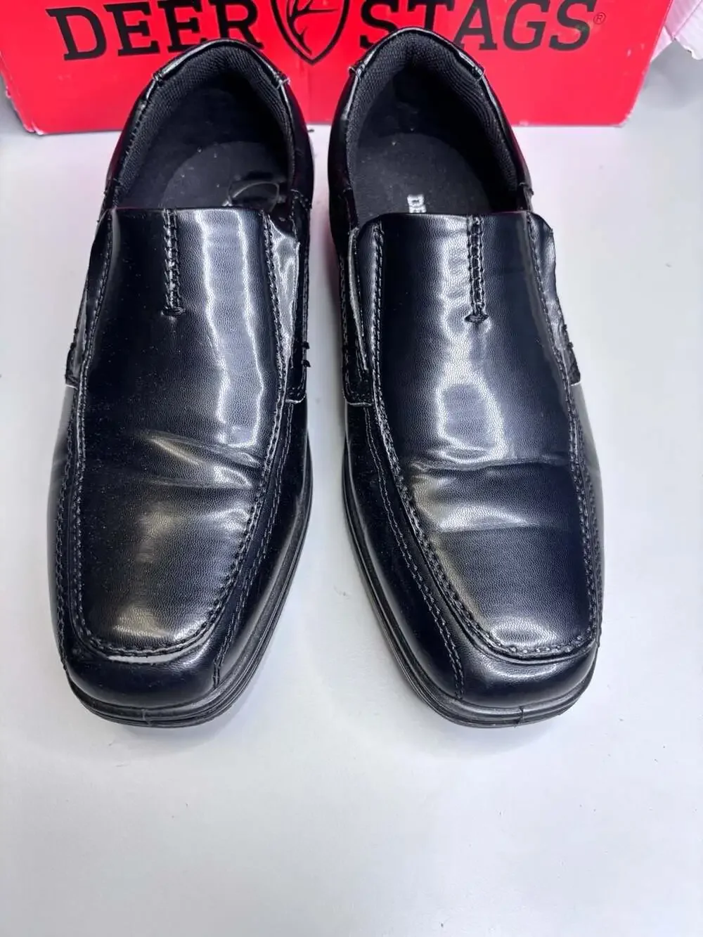 Deer Stags Wise Boys' Dress Comfort Slip-On Loafers size 3.5